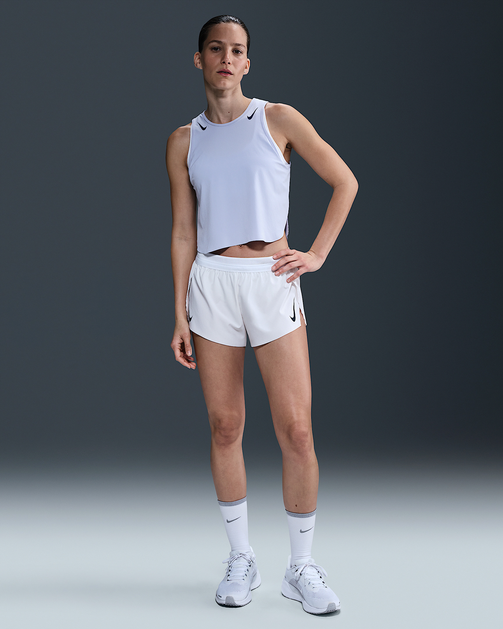 Nike AeroSwift Women's Dri-FIT ADV Cropped Running Tank Top - 4