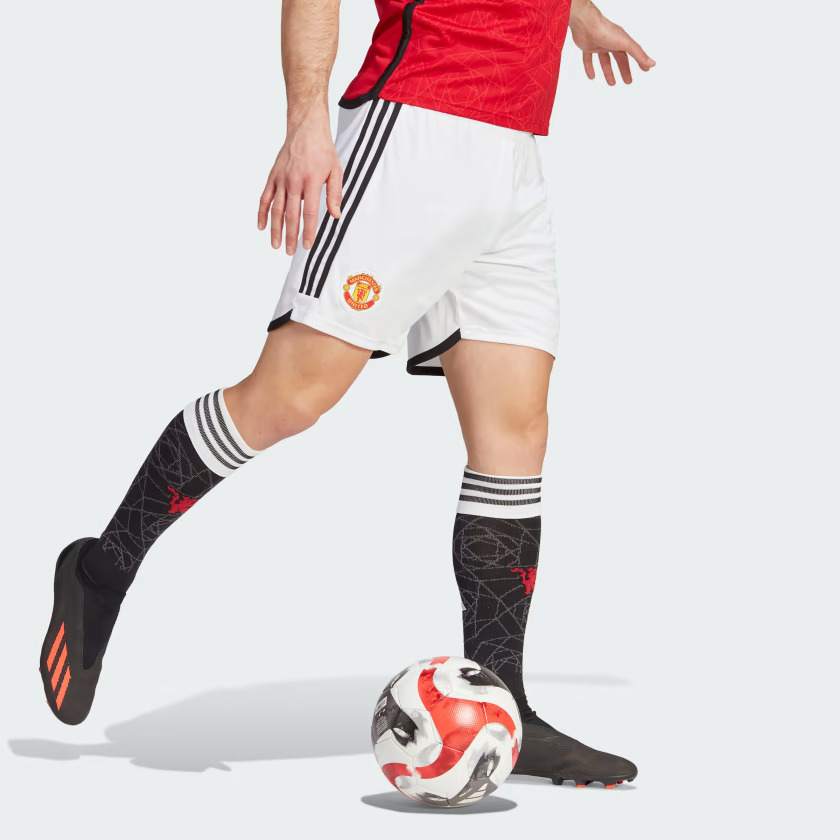 adidas Manchester United 23/24 Home Shorts 'White' HR3678 - 4