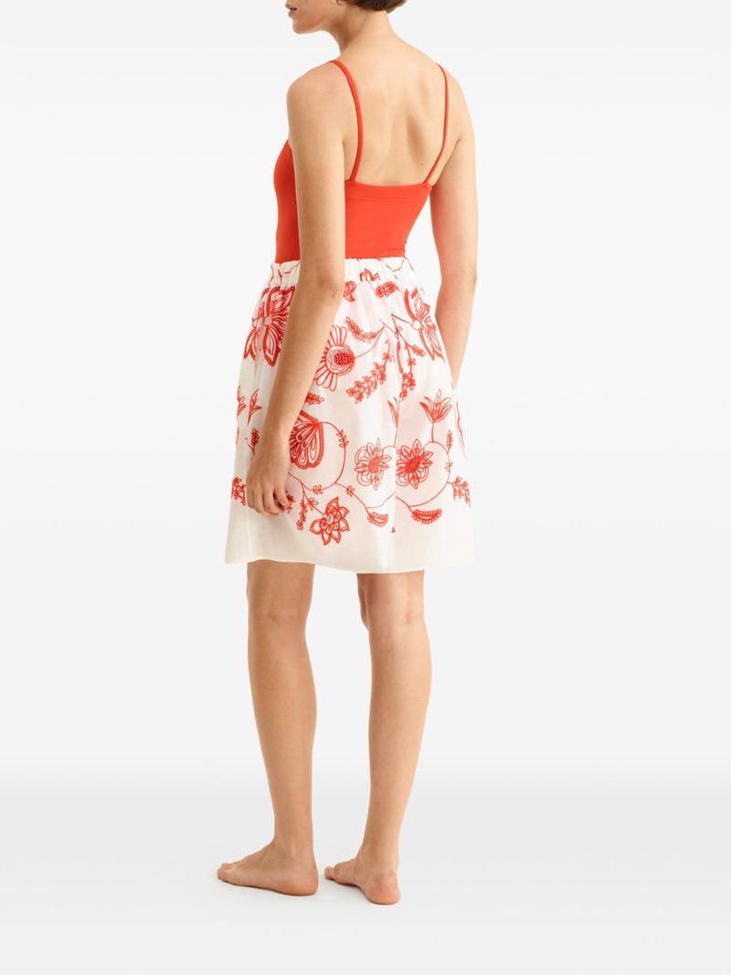 floral-embroidered bermuda shorts 3