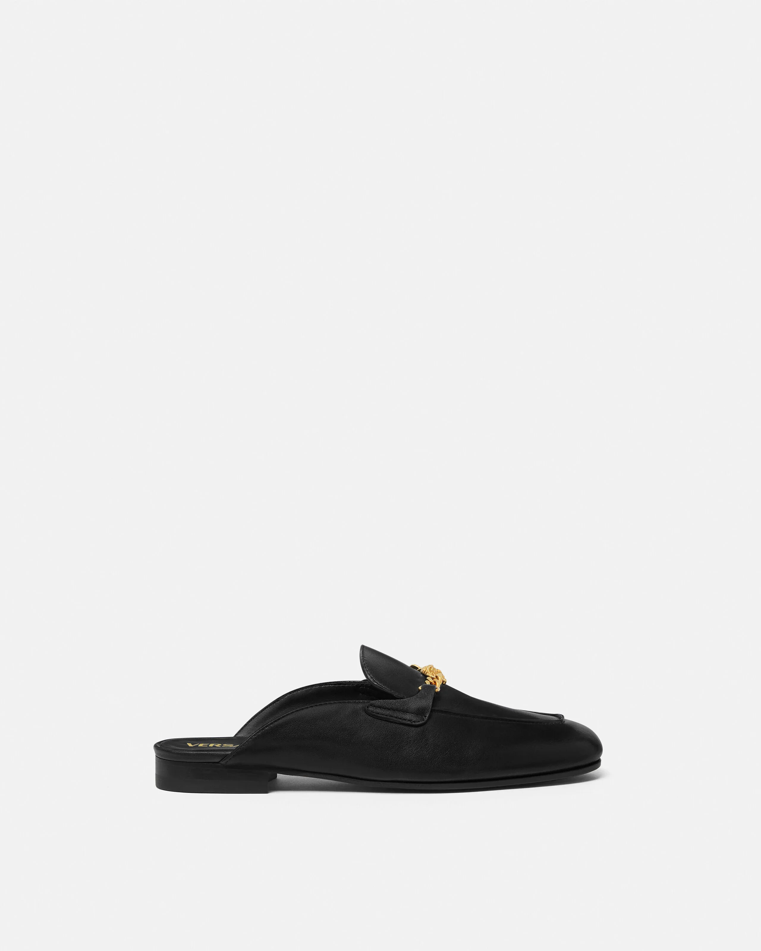 Medusa Leather Slippers - 1