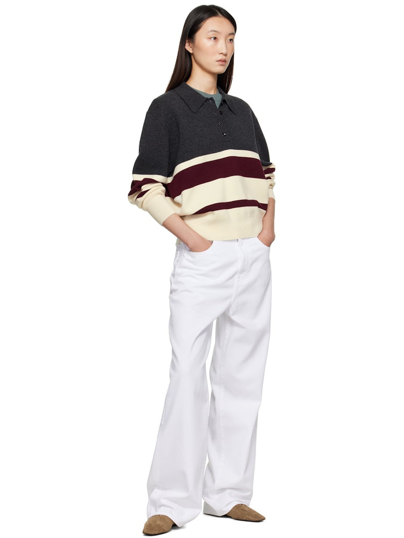 RÓHE White Signature Baggy Fit Jeans outlook