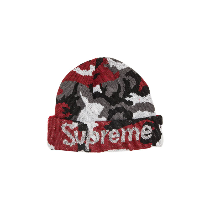 Supreme Supreme x New Era Split Beanie 'Red' - FW22BN30 RED