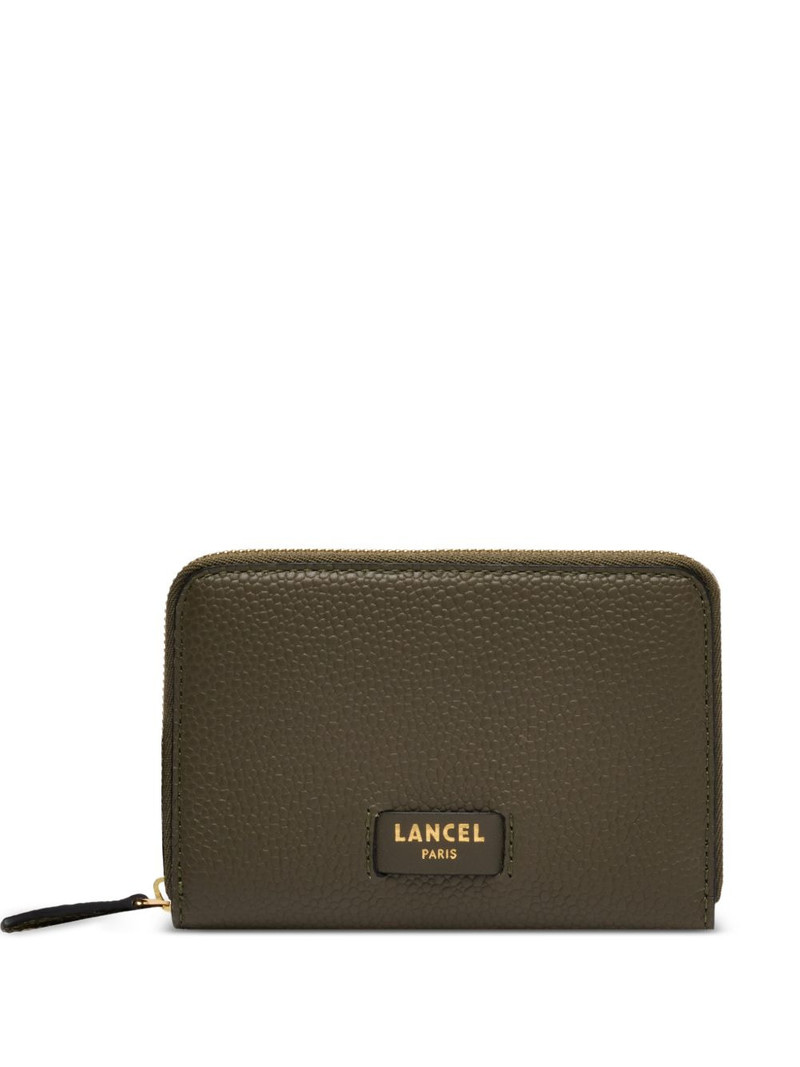 Ninon grained zip around wallet 1