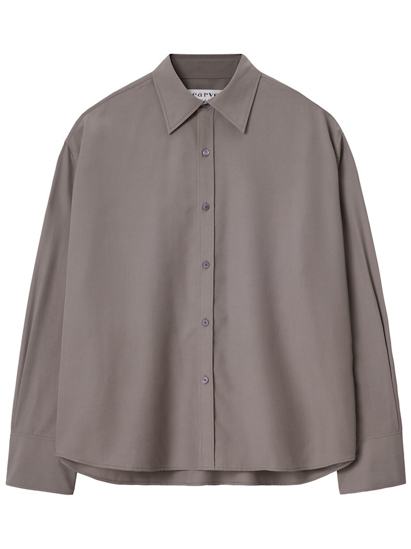 Washed habotai shirt - 1