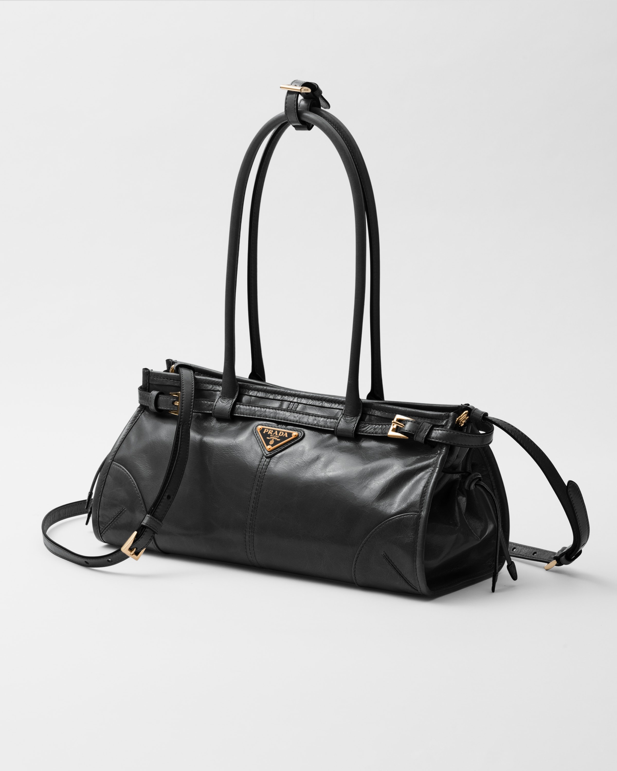 Medium leather handbag - 3