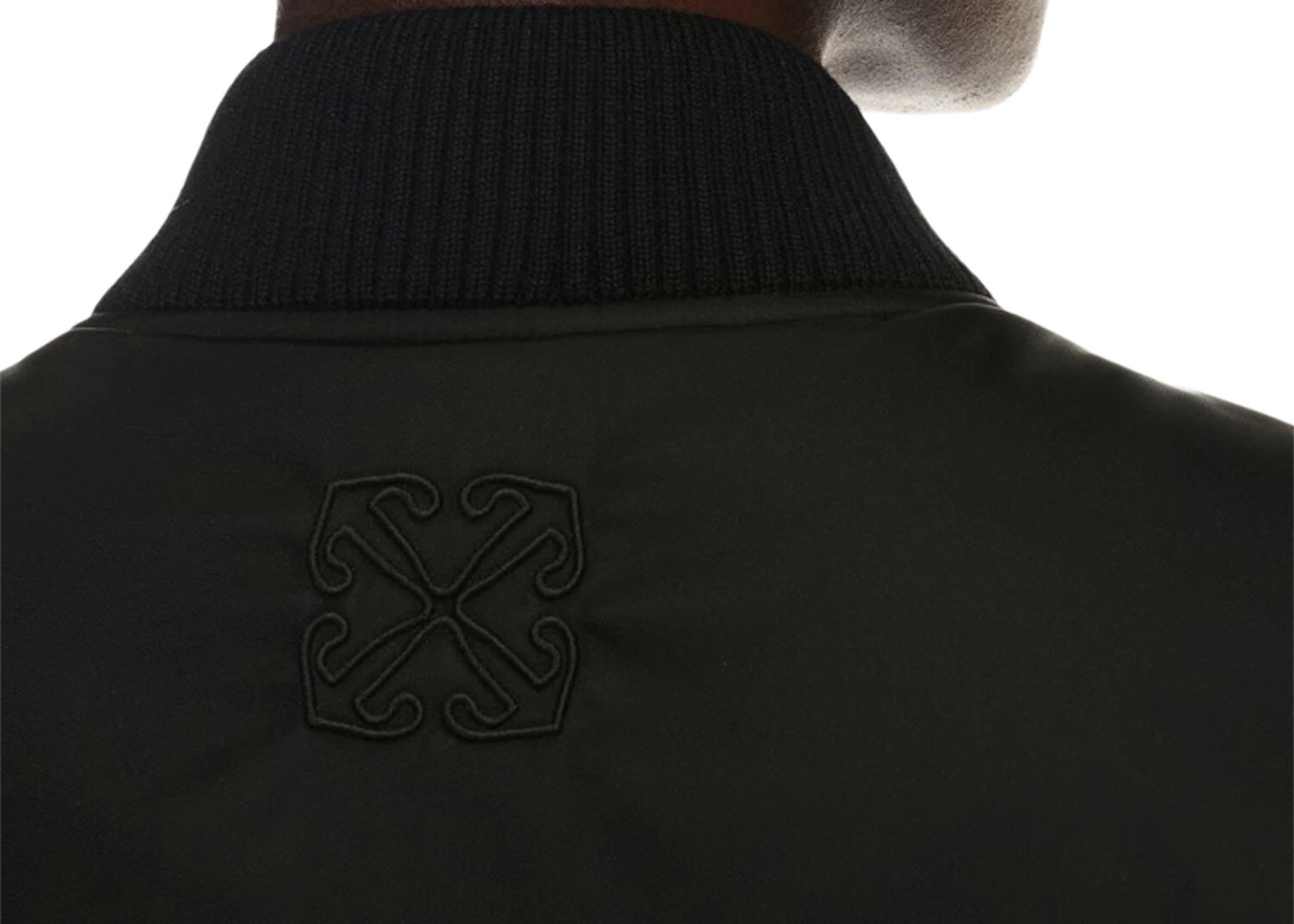 OFF-WHITE Zip-Fastening Bomber Jacket Black - 2