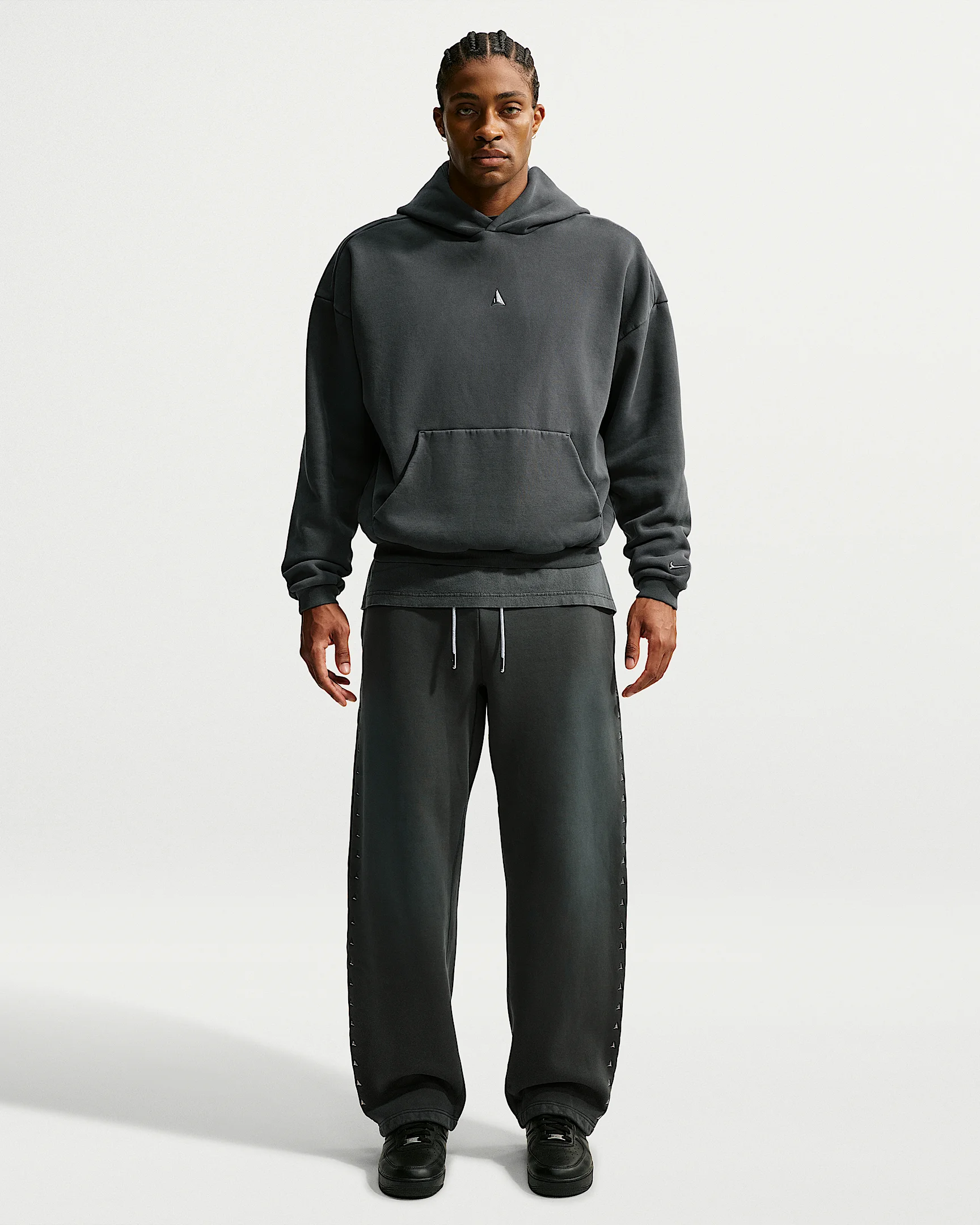 Ja Standard Issue Men's Therma-FIT Fleece Open Hem Basketball Pants - 1
