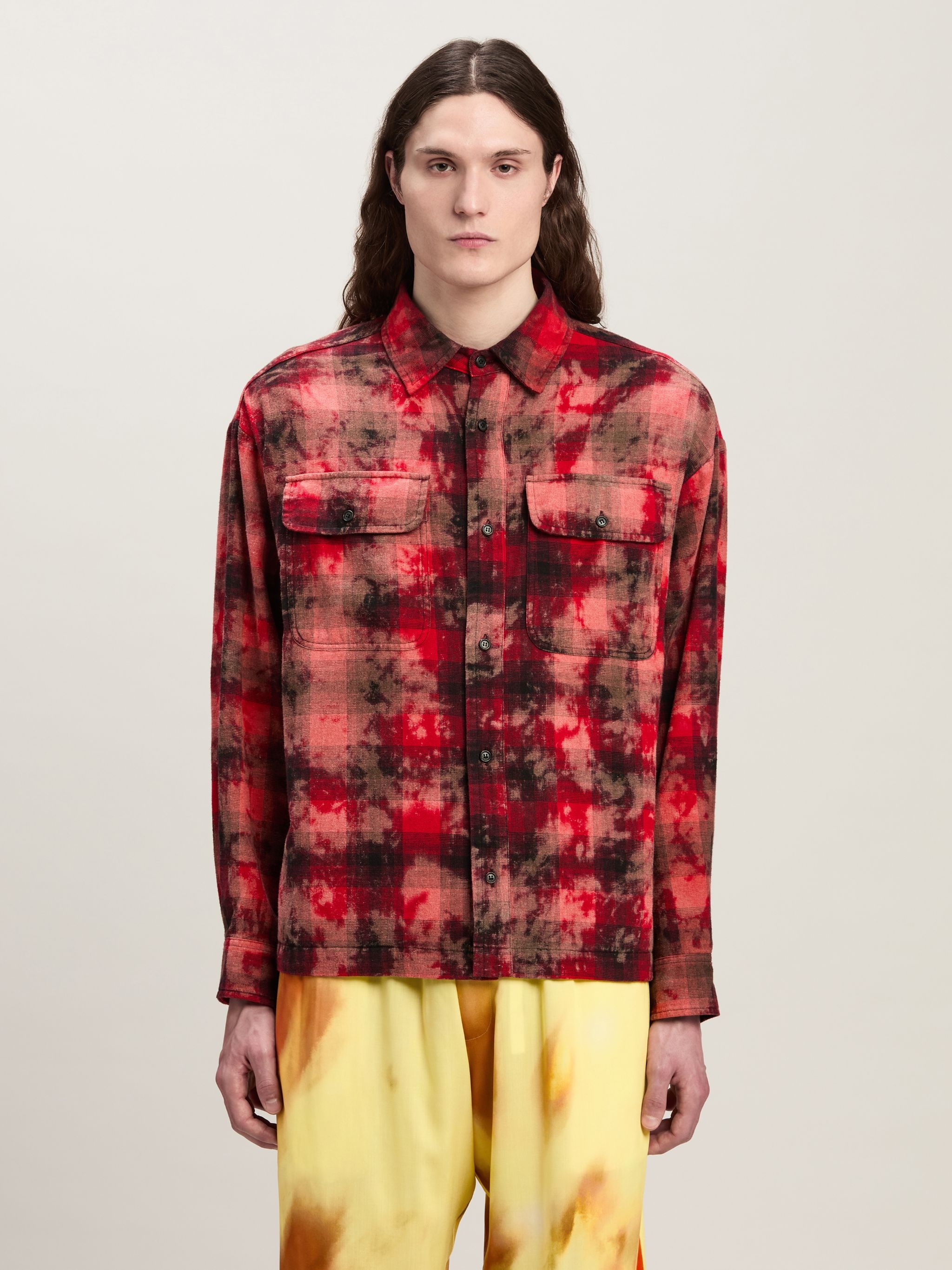 Curved Logo Check Shirt - 3