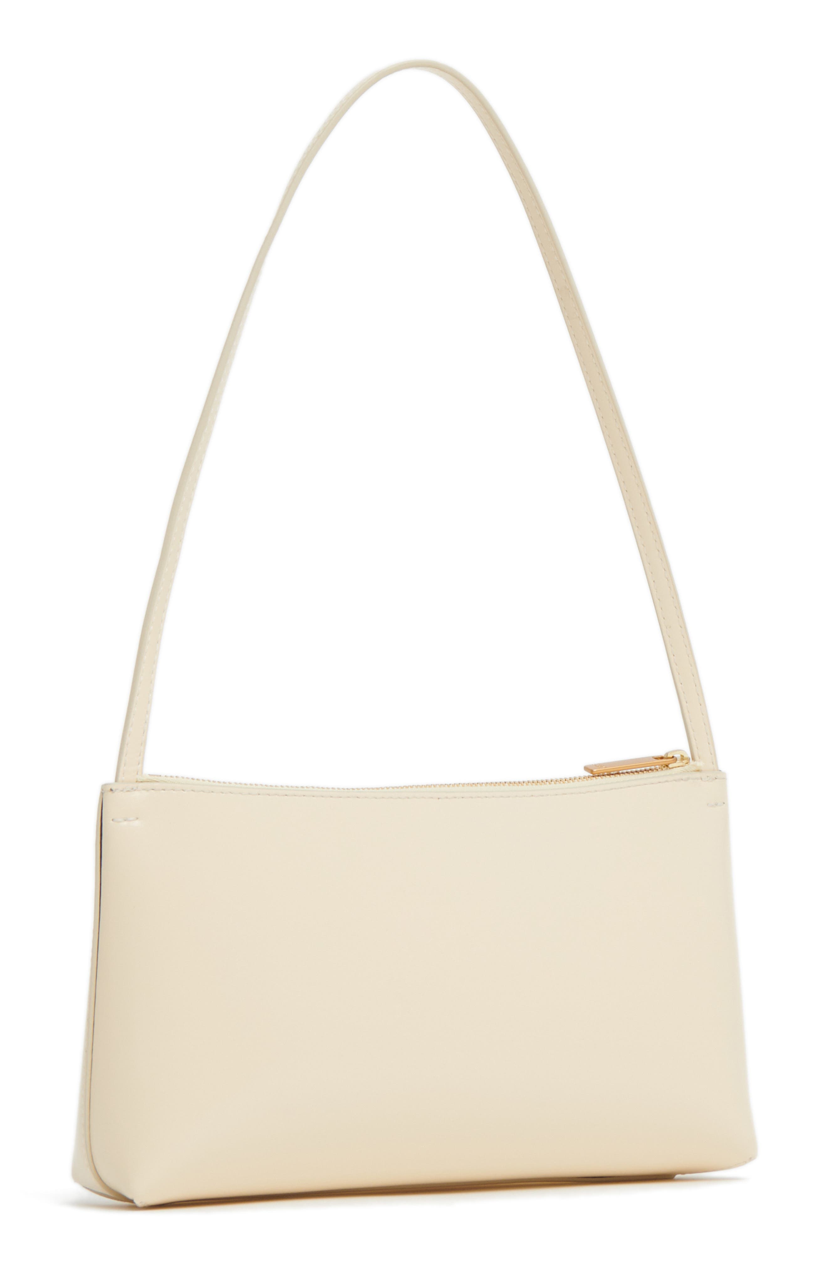 Mansur Gavriel Gaia Leather Shoulder Bag in Crema at Nordstrom - 2