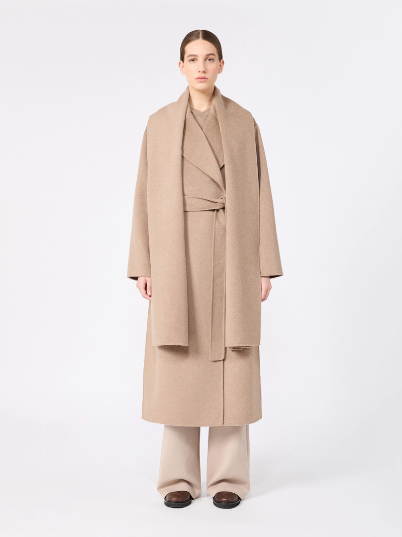 CARISMA Double wool and cashmere robe coat - CLAY 3