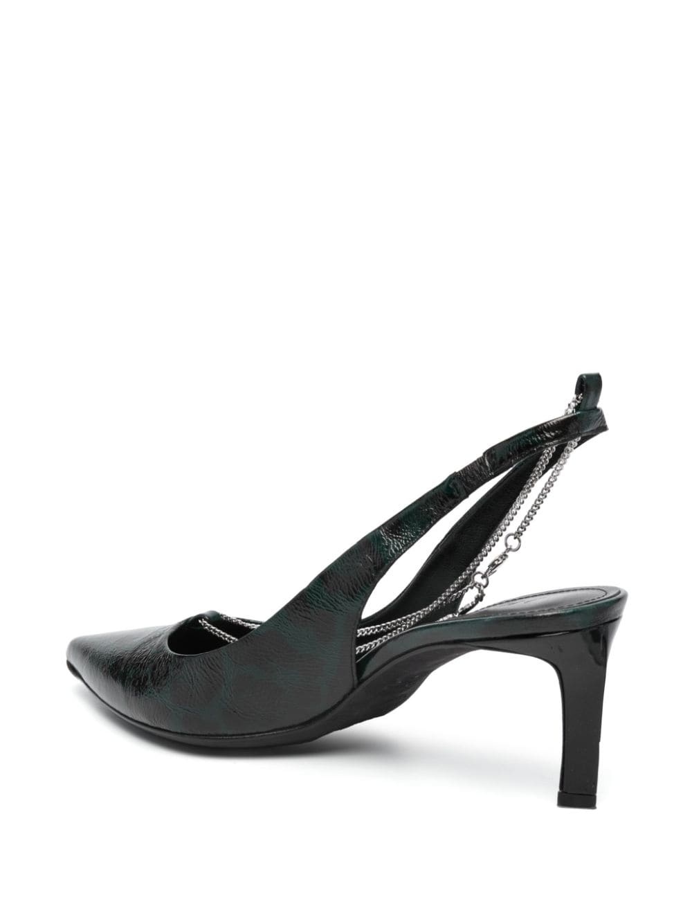 First Night Court 68mm leather pumps - 3