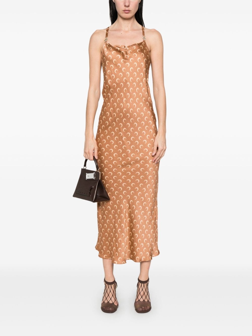 Moon Satin maxi dress - 2