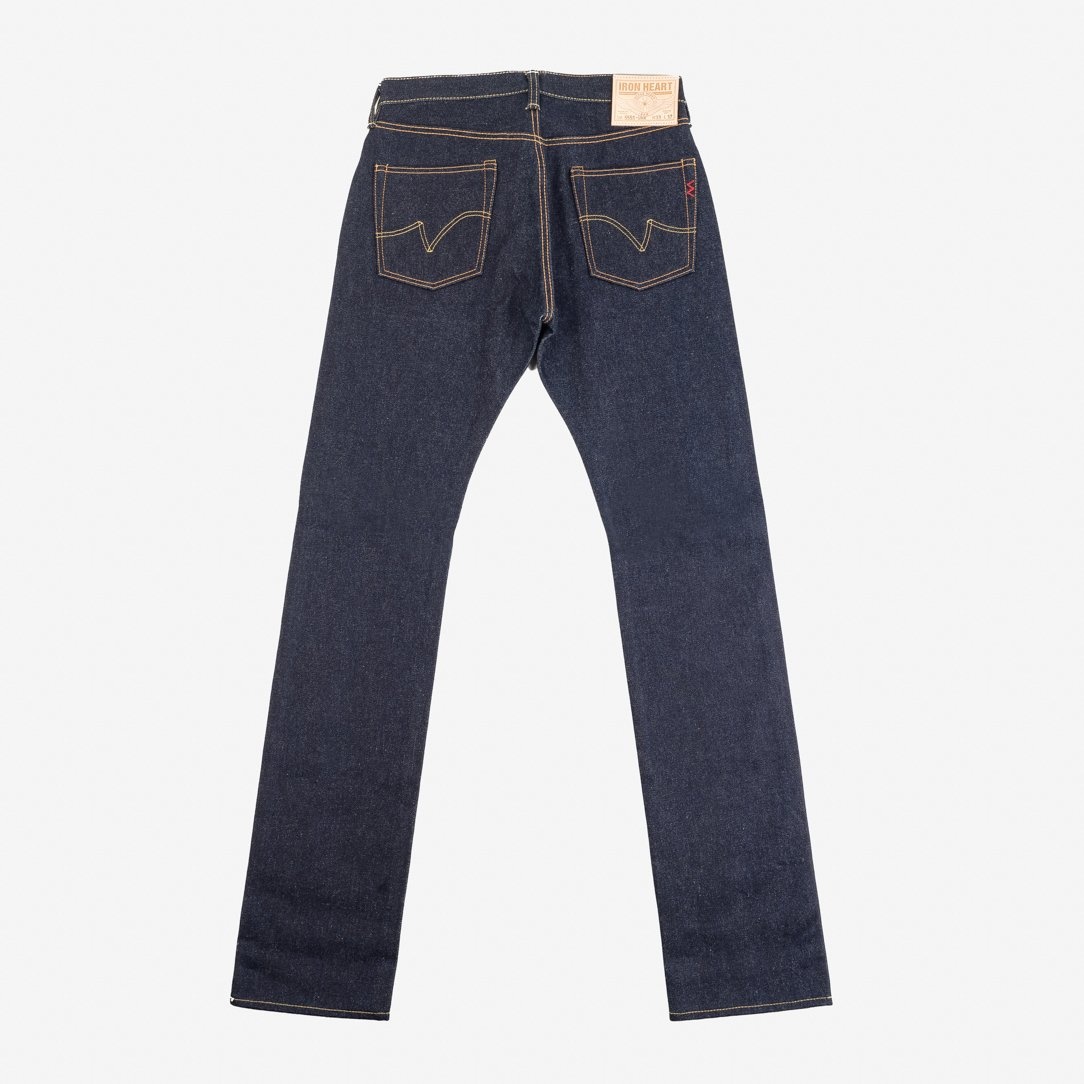 IH-555S-UHR 21/23oz Ultra Heavy Raw Selvedge Denim Super Slim Cut Jeans - Indigo - 5
