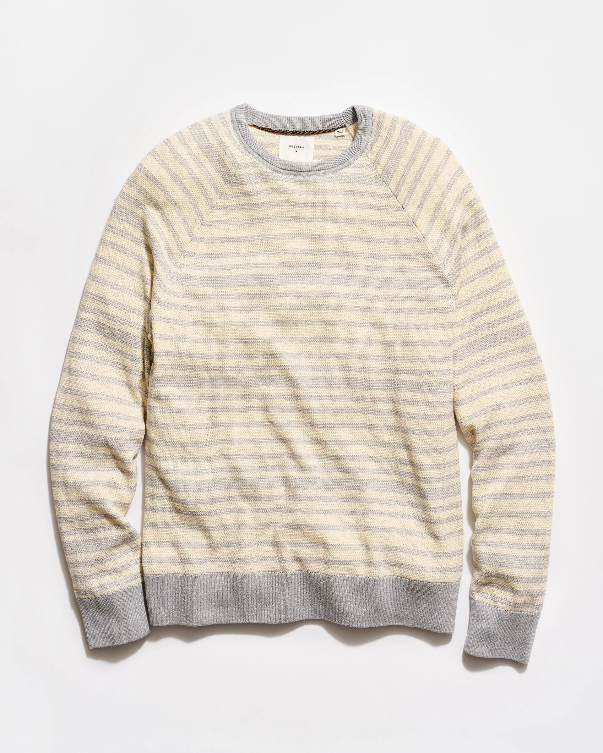 Raglan Stripe Crew - 1