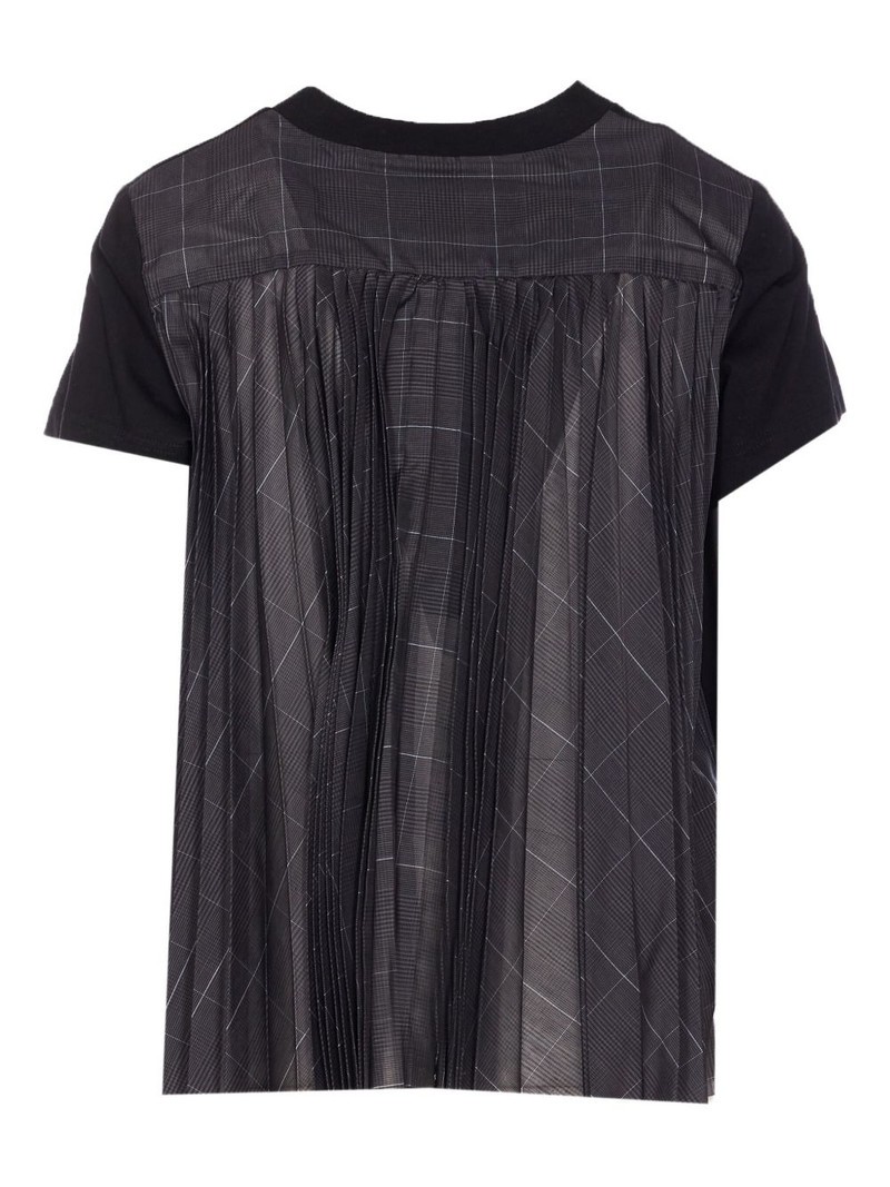 sacai pleated-back T-shirt outlook