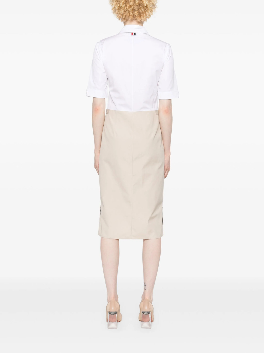 Thigh Length Patch Pocket Dress - 4