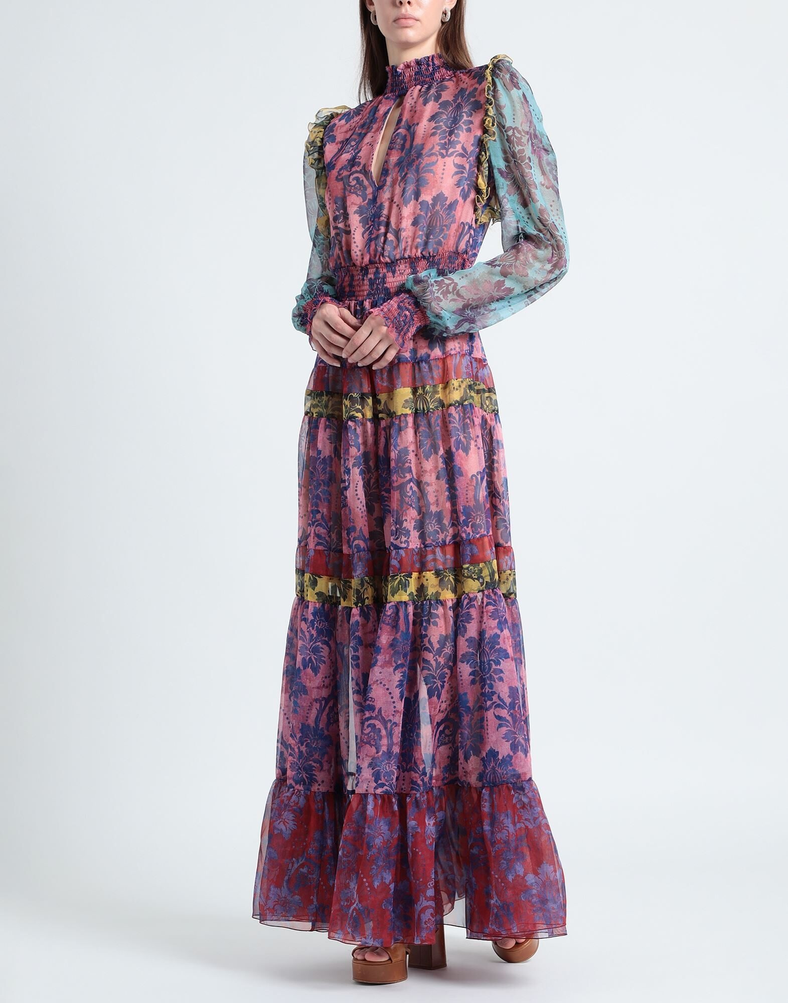Antique rose Women's Long Dress - 2