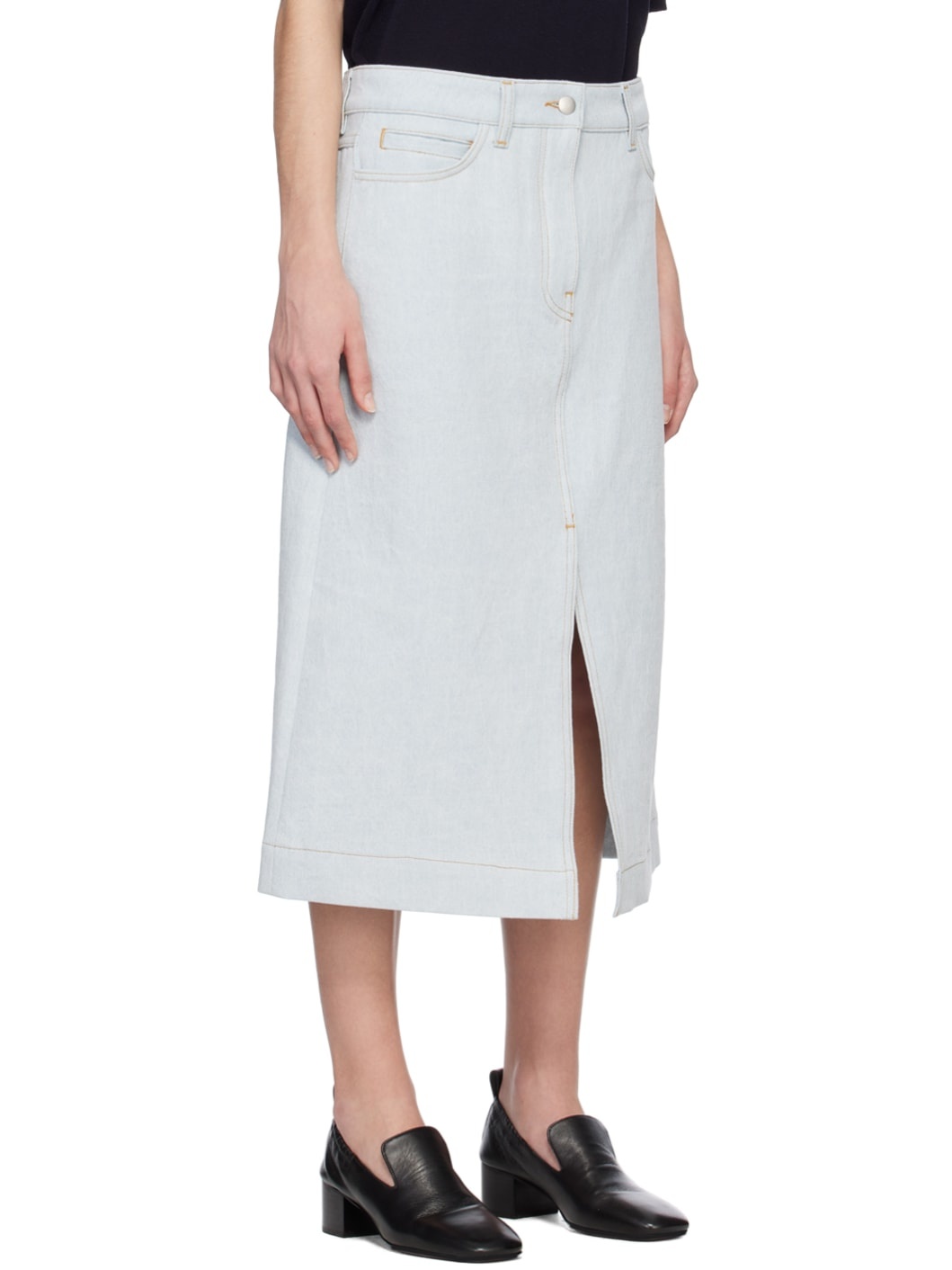 Blue Soro Midi Skirt - 2