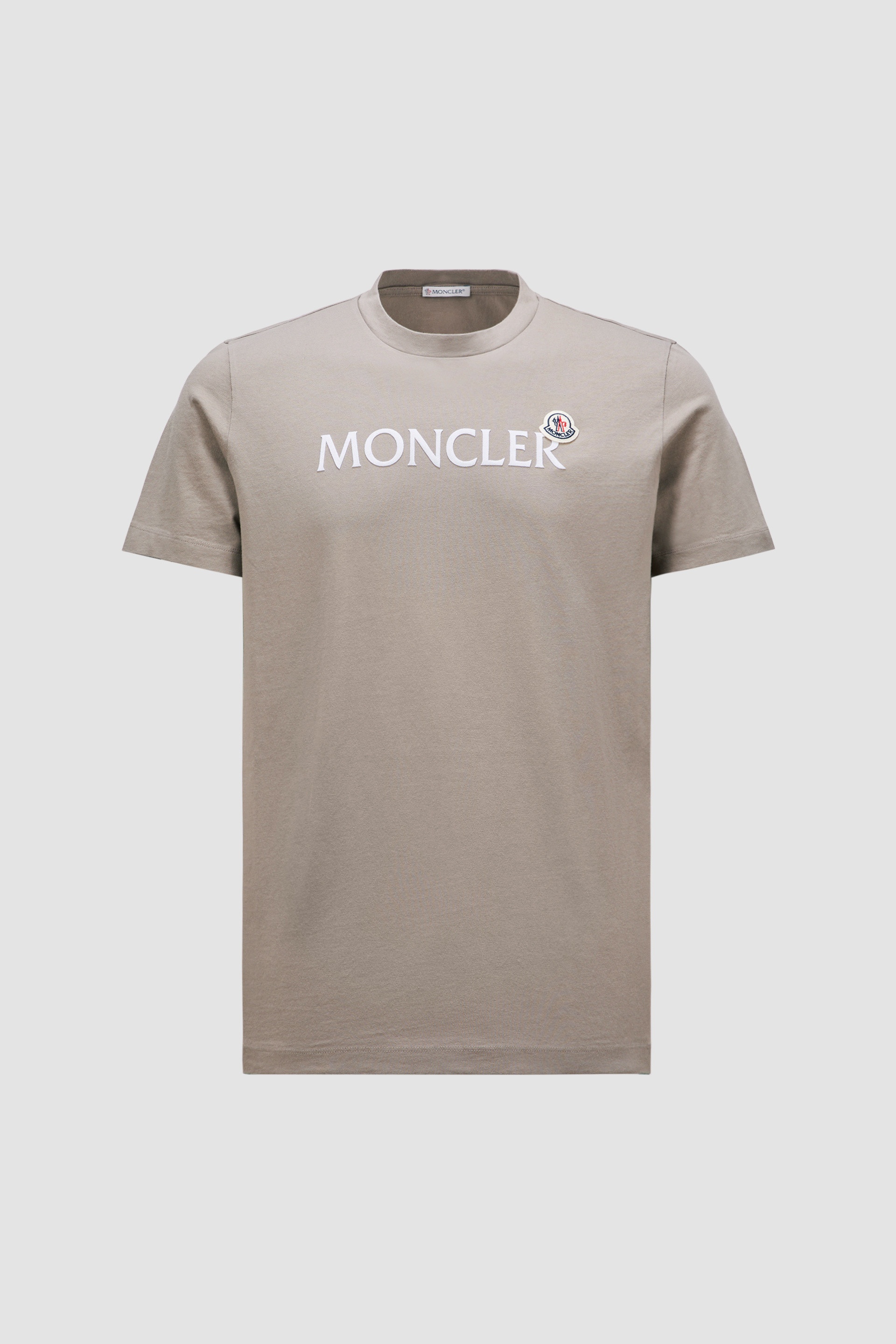 【MONCLER】FLOCKED COTTON T-SHIRT Tシャツ フロック加工ロゴ Moncler Flocked Logo Cotton T-Shirt | REVERSIBLE