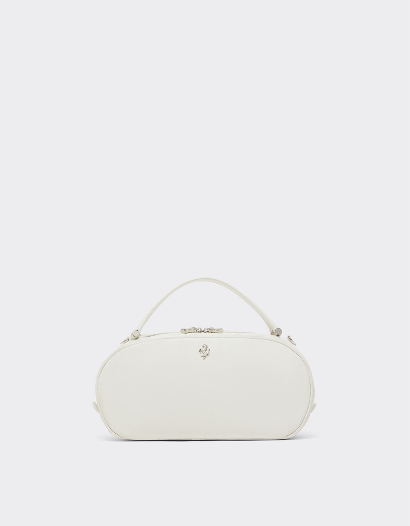 Ferrari Dino Mini Bowling Bag Soft in suede and leather 1