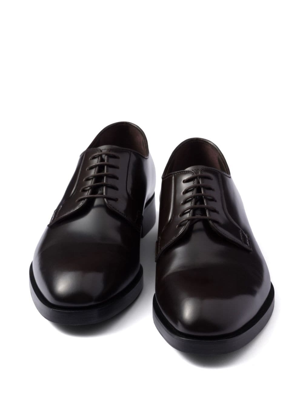 brushed lace-up shoes - 5