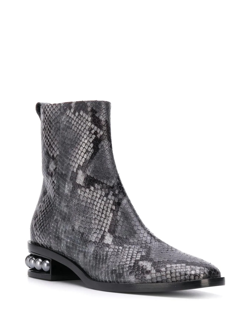 Casati snakeskin ankle boots - 2