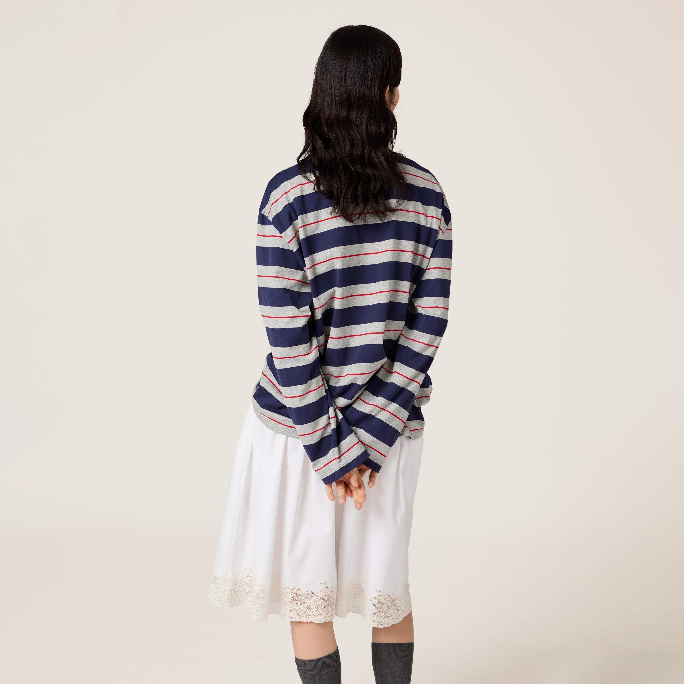 Long-sleeved cotton jersey T-shirt - 3