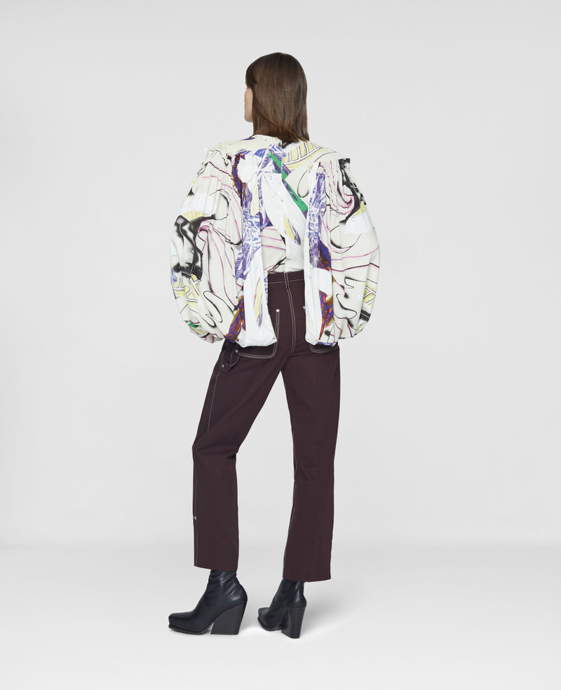 Frank Stella Ahab Inspired Printed Billowing Top 3