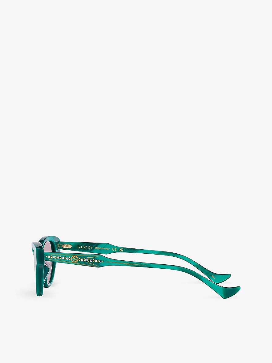GG1298S cat-eye acetate sunglasses - 4