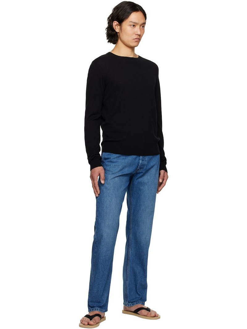 The Row Black Rowley Sweater outlook