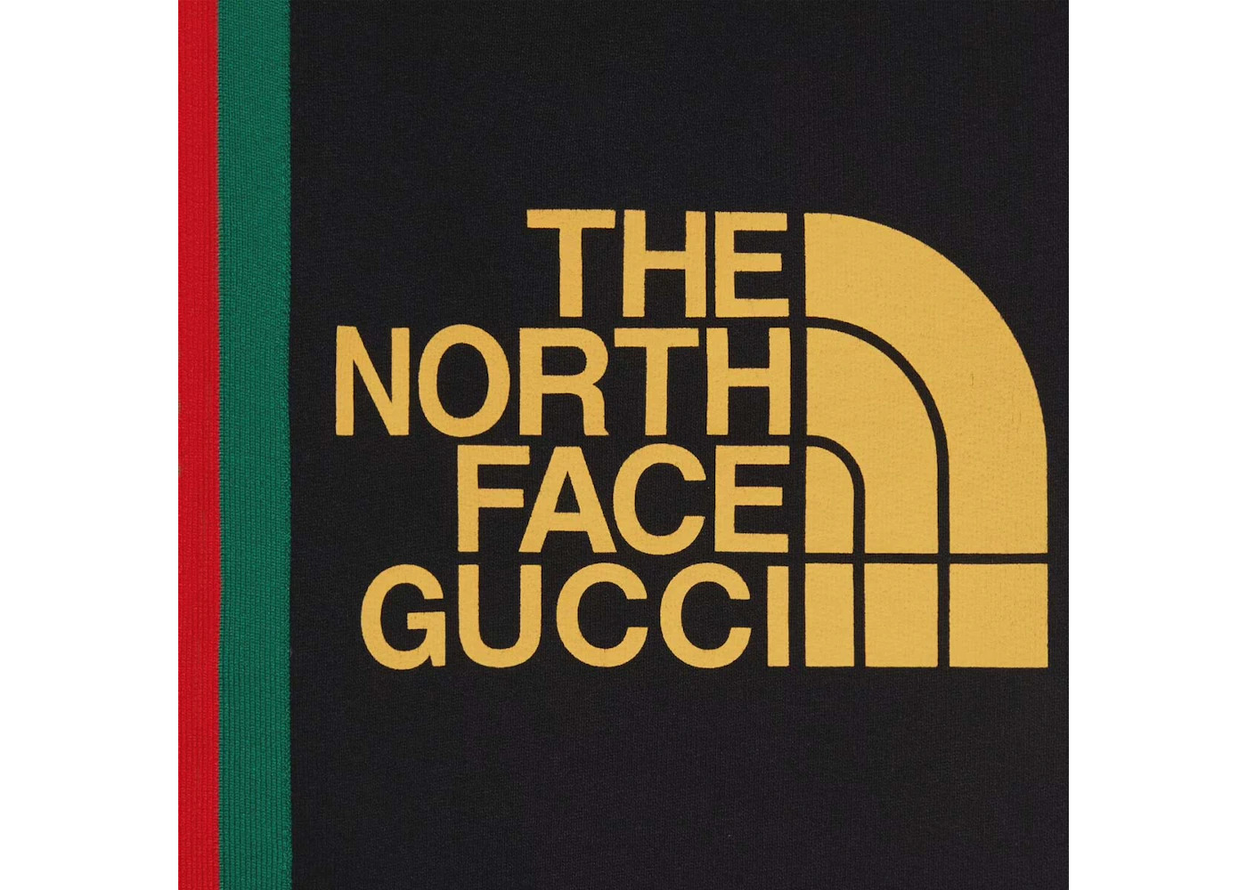 Gucci x The North Face Web Print Cotton Jogging Pants Black Stonewash - 2