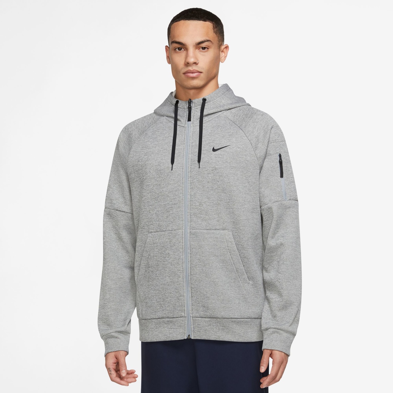 Nike Mens Nike Therma Fleece Full-Zip Hoodie - 1