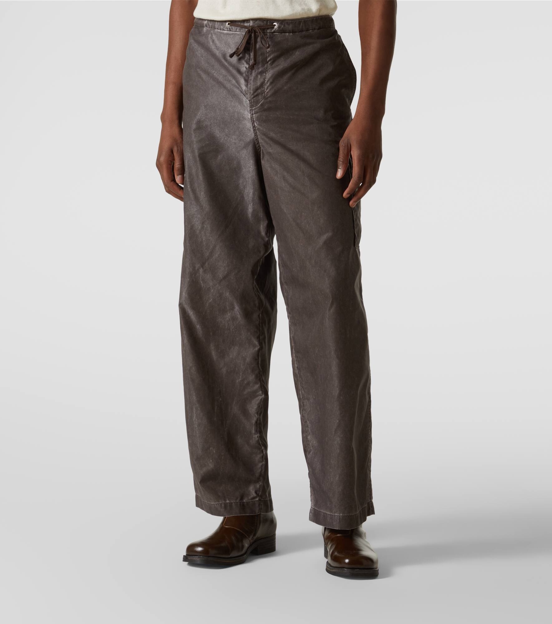 Way cotton-blend wide-leg pants - 3