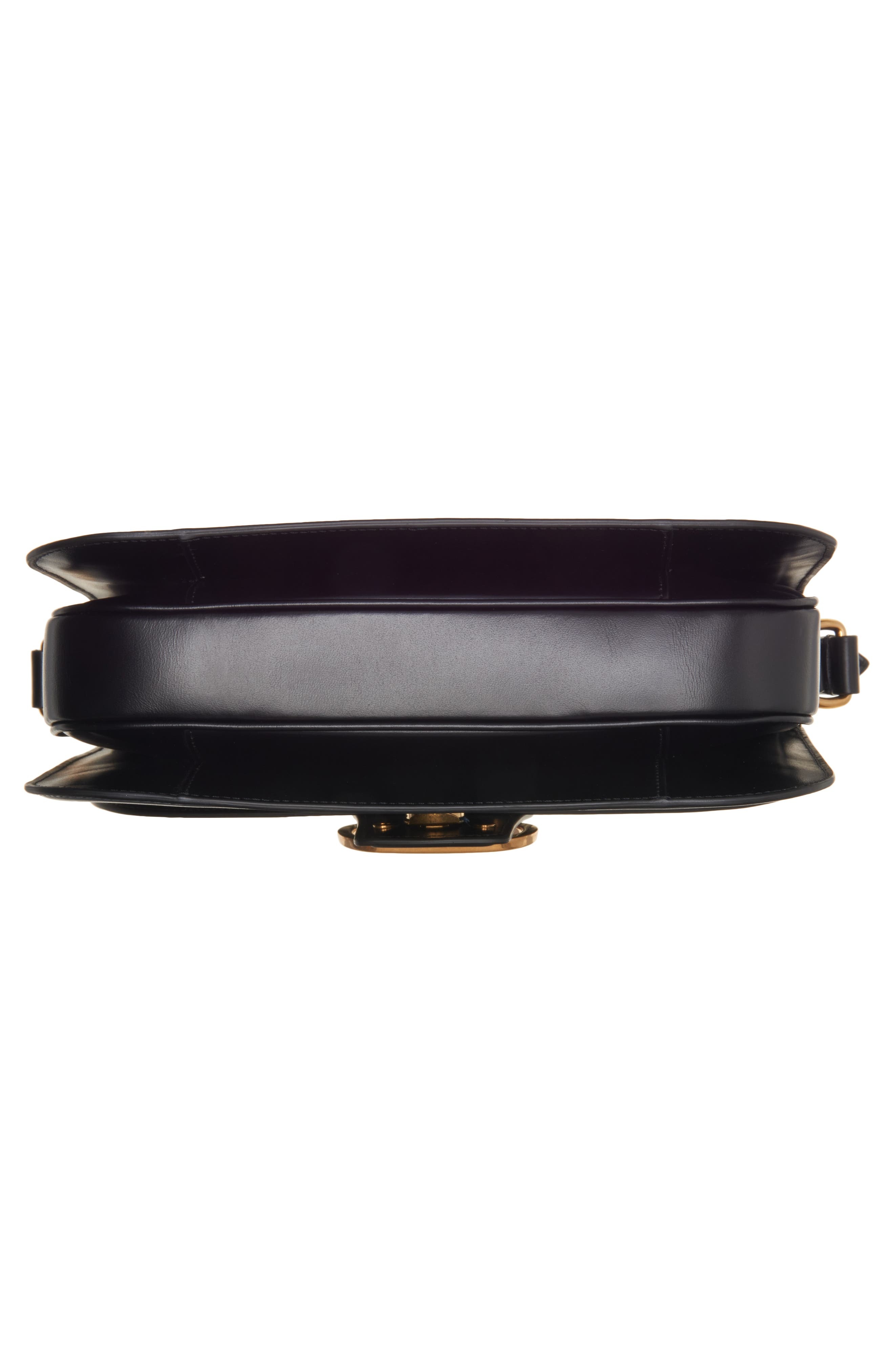 Valentino Garavani 9TO5 Leather Shoulder Bag in Nero at Nordstrom - 6