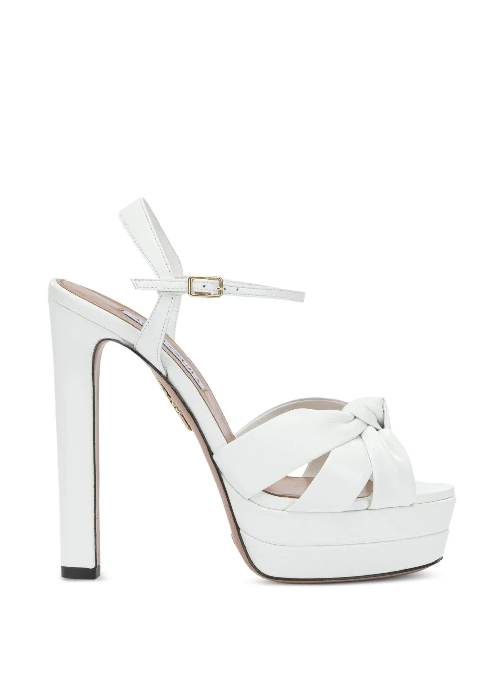 knotted platform sandals - 1