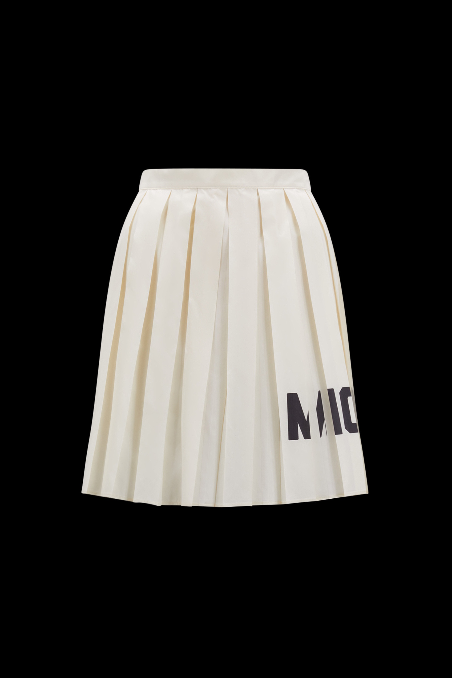 Pleated Taffeta Skirt - 1