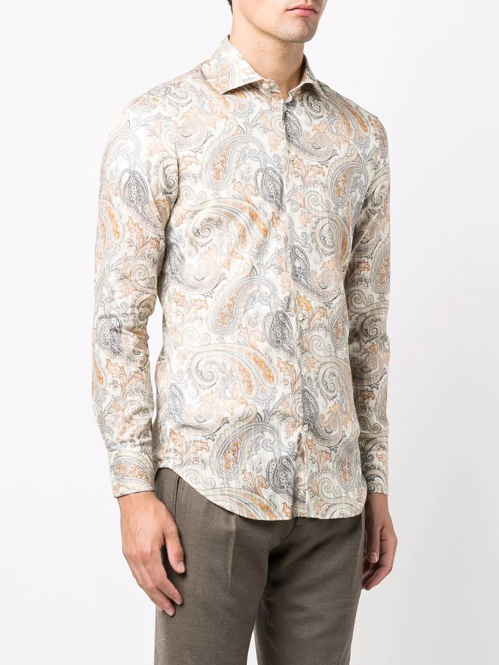 paisley-print formal shirt - 3