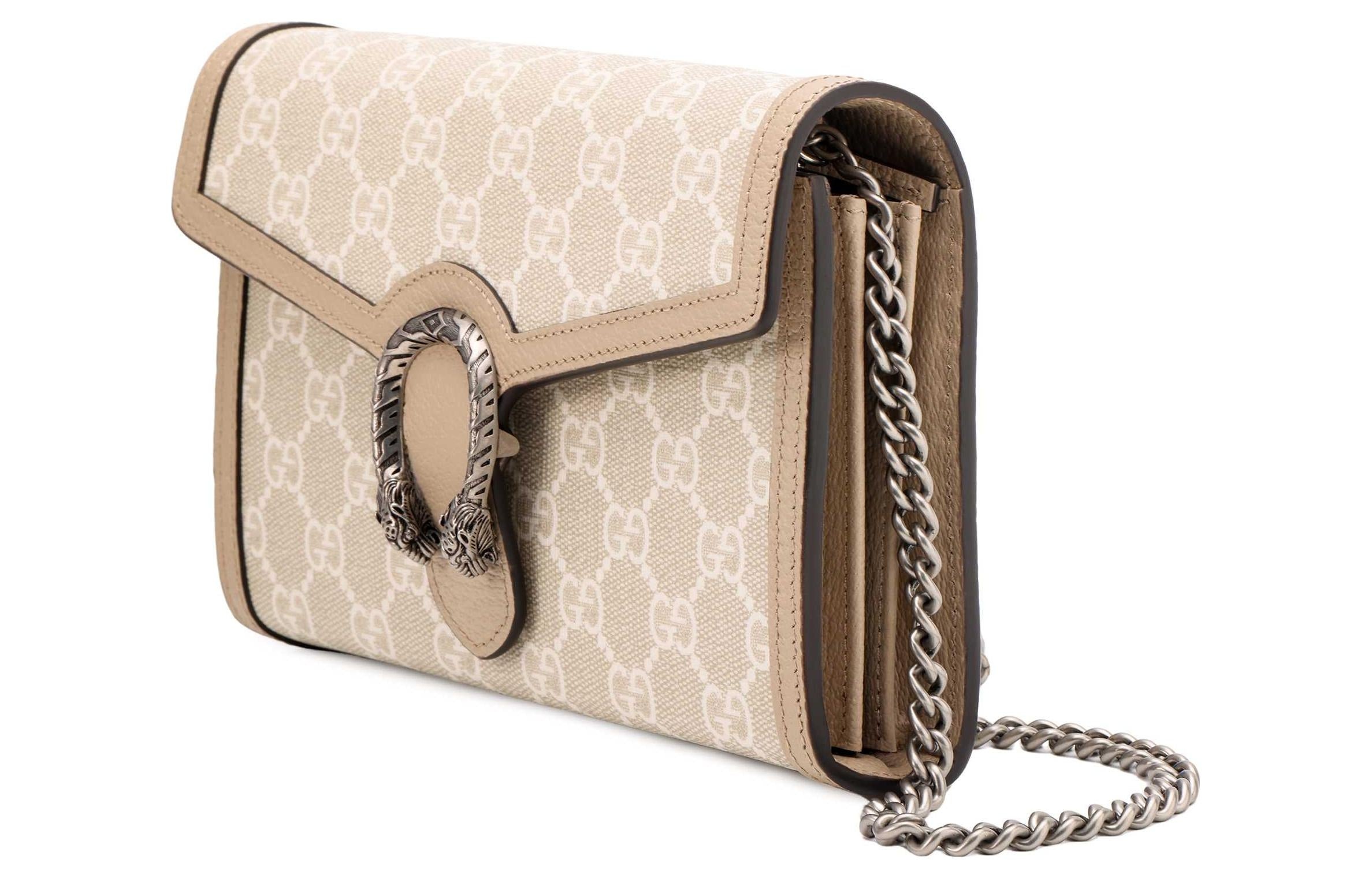 (WMNS) Gucci Dionysus GG Mini Chain Wallet 'Beige' 401231-UULBN-9683 - 6