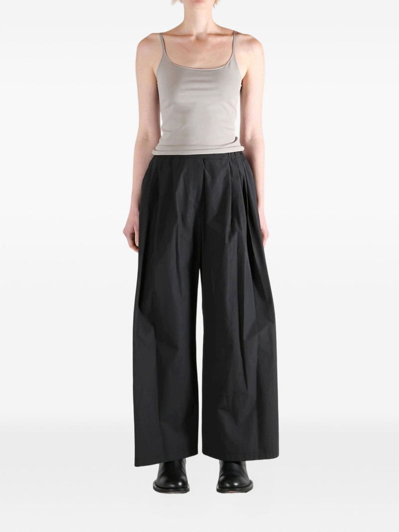 AMOMENTO pleated wide-leg trousers outlook
