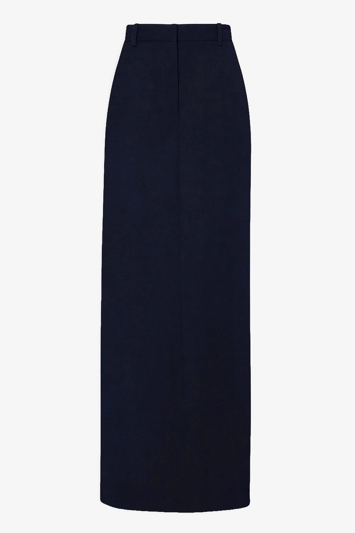 Roux dark navy wool maxi skirt - 1