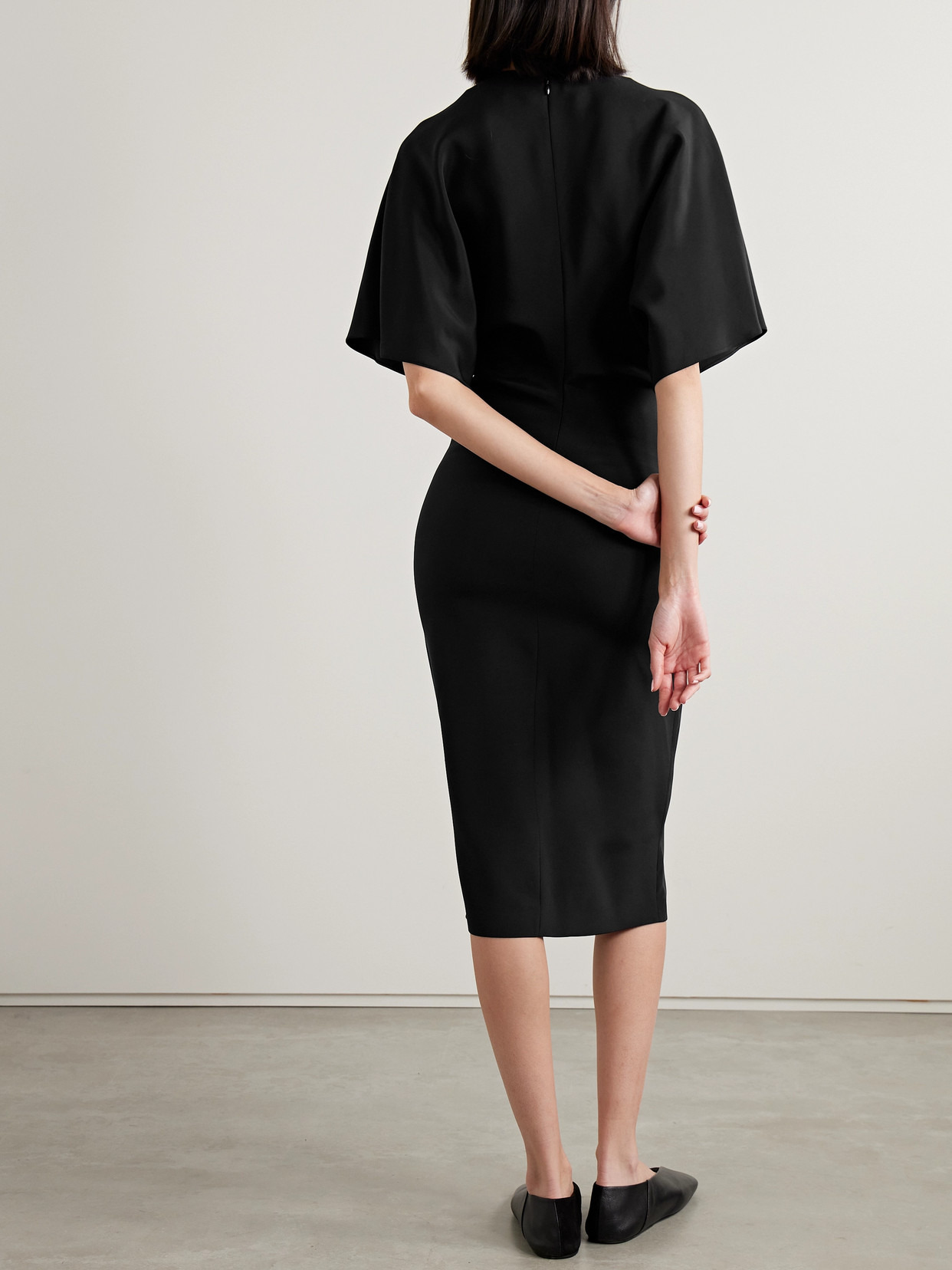 Ekani Silk Midi Dress - 3