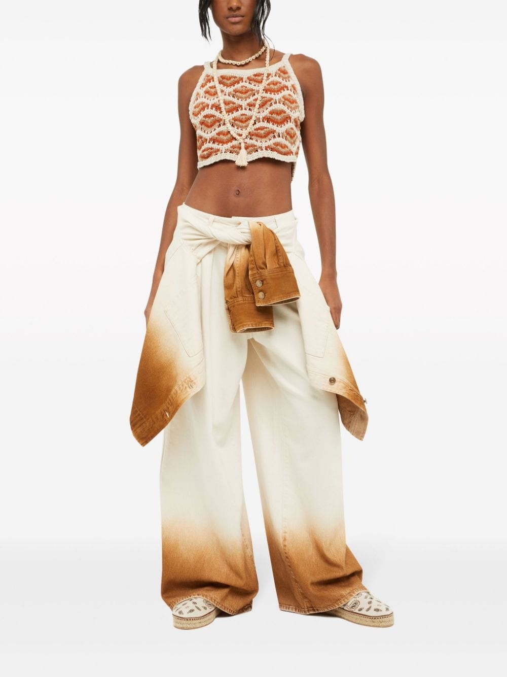 Hawa Mahal crochet-knit top - 2