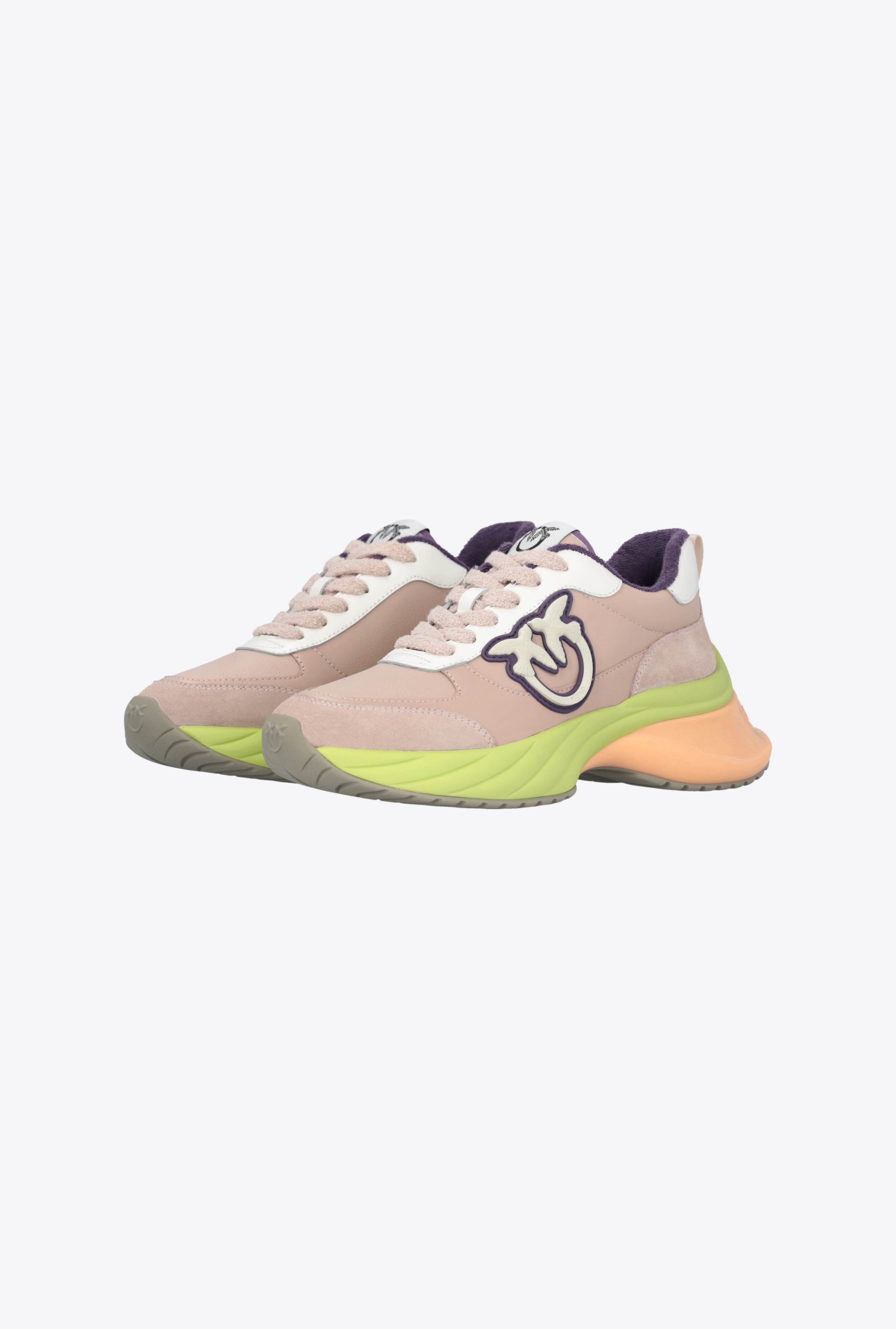 MULTICOLOURED ARIEL SNEAKERS WITH SUEDE DETAILS - 6