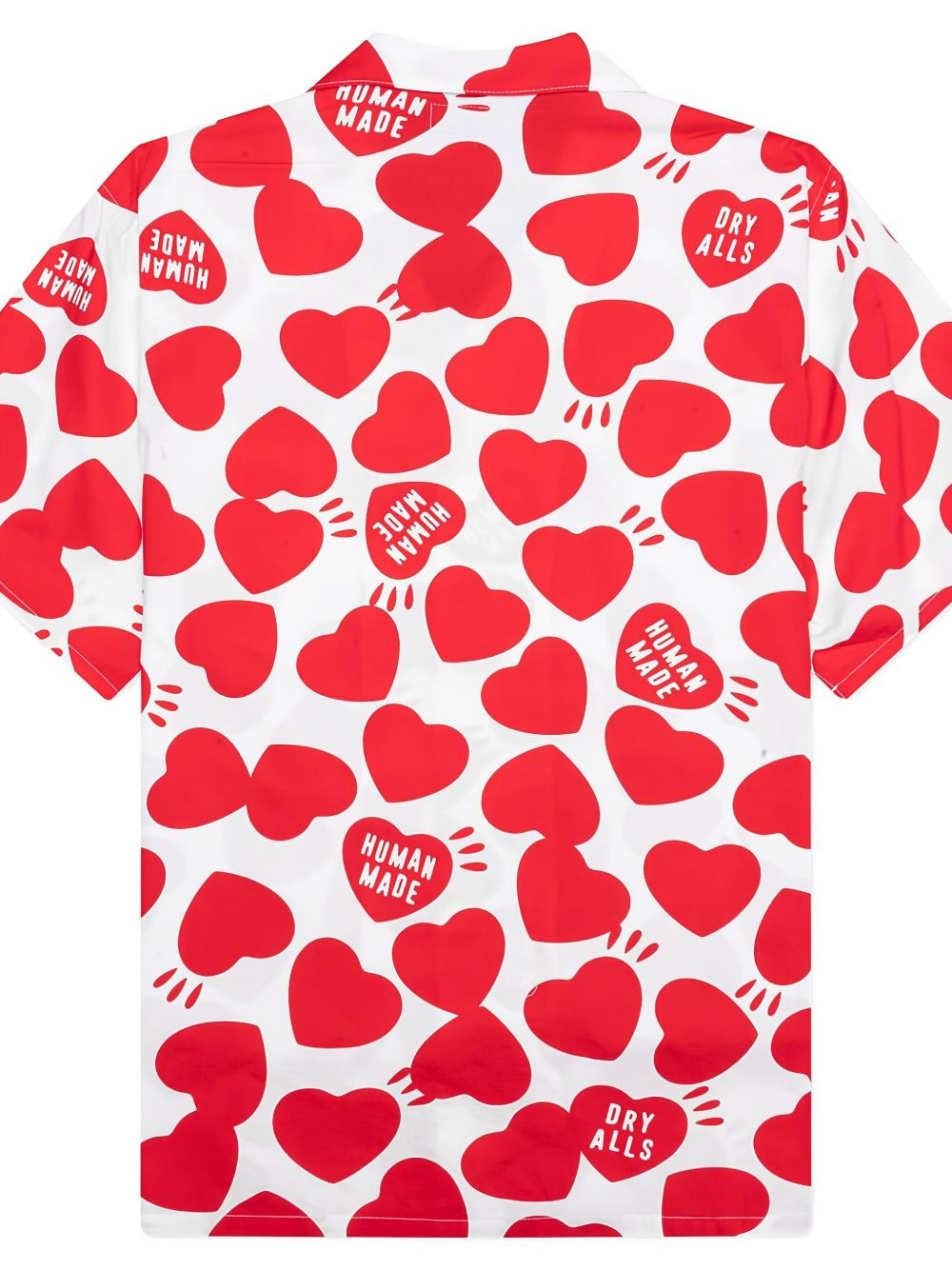 heart-print shirt - 4