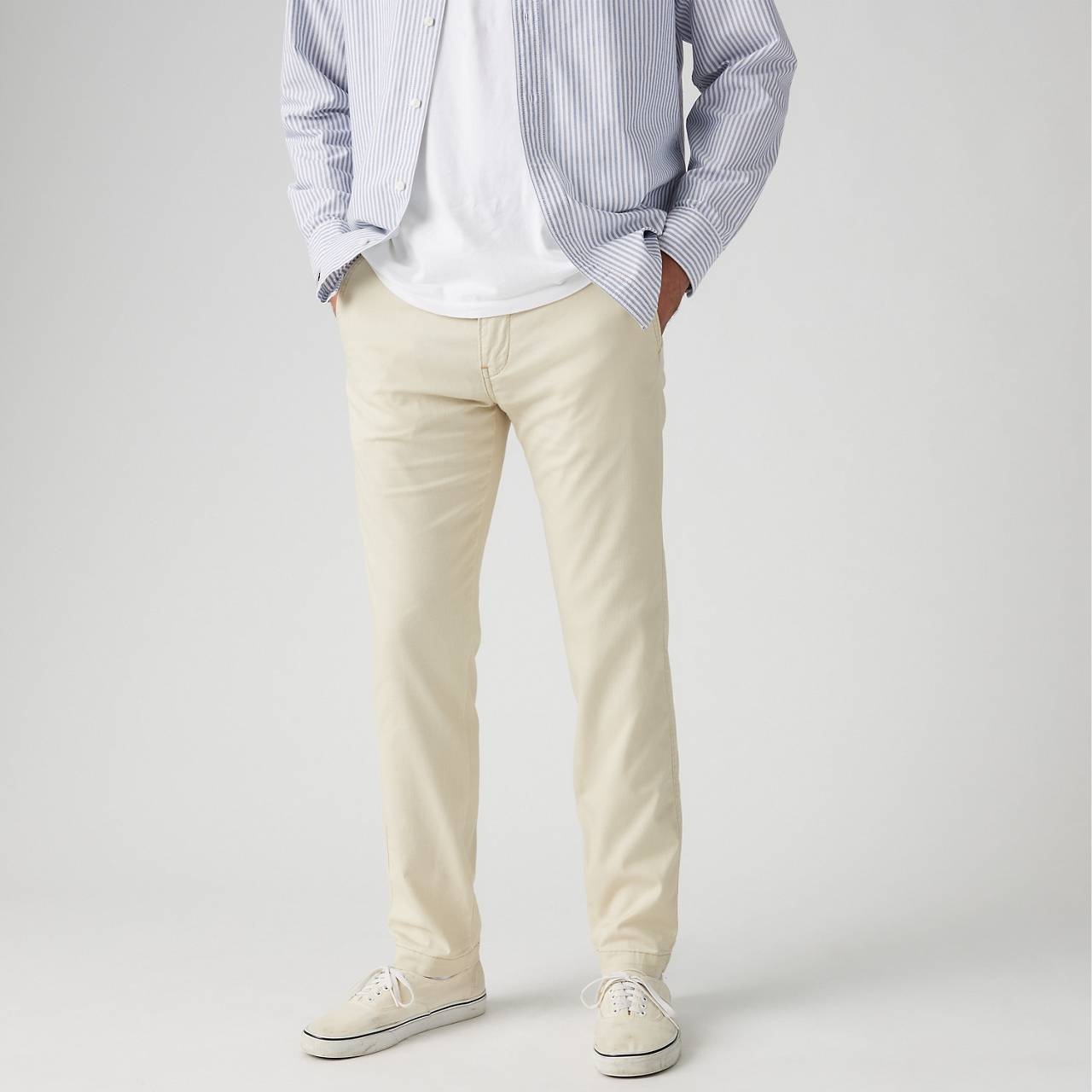 LEVI’S® XX CHINO STANDARD TAPER FIT COTTON LINEN MEN'S PANTS - 4