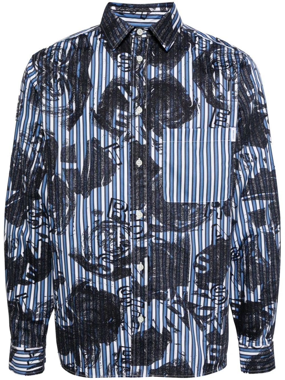 Roses All Over cotton shirt - 1