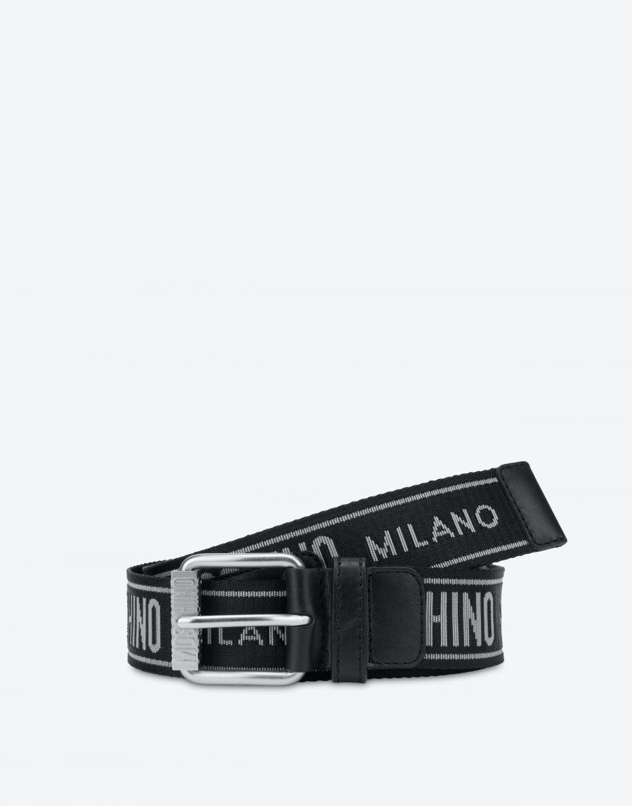 JACQUARD LOGO BELT - 3