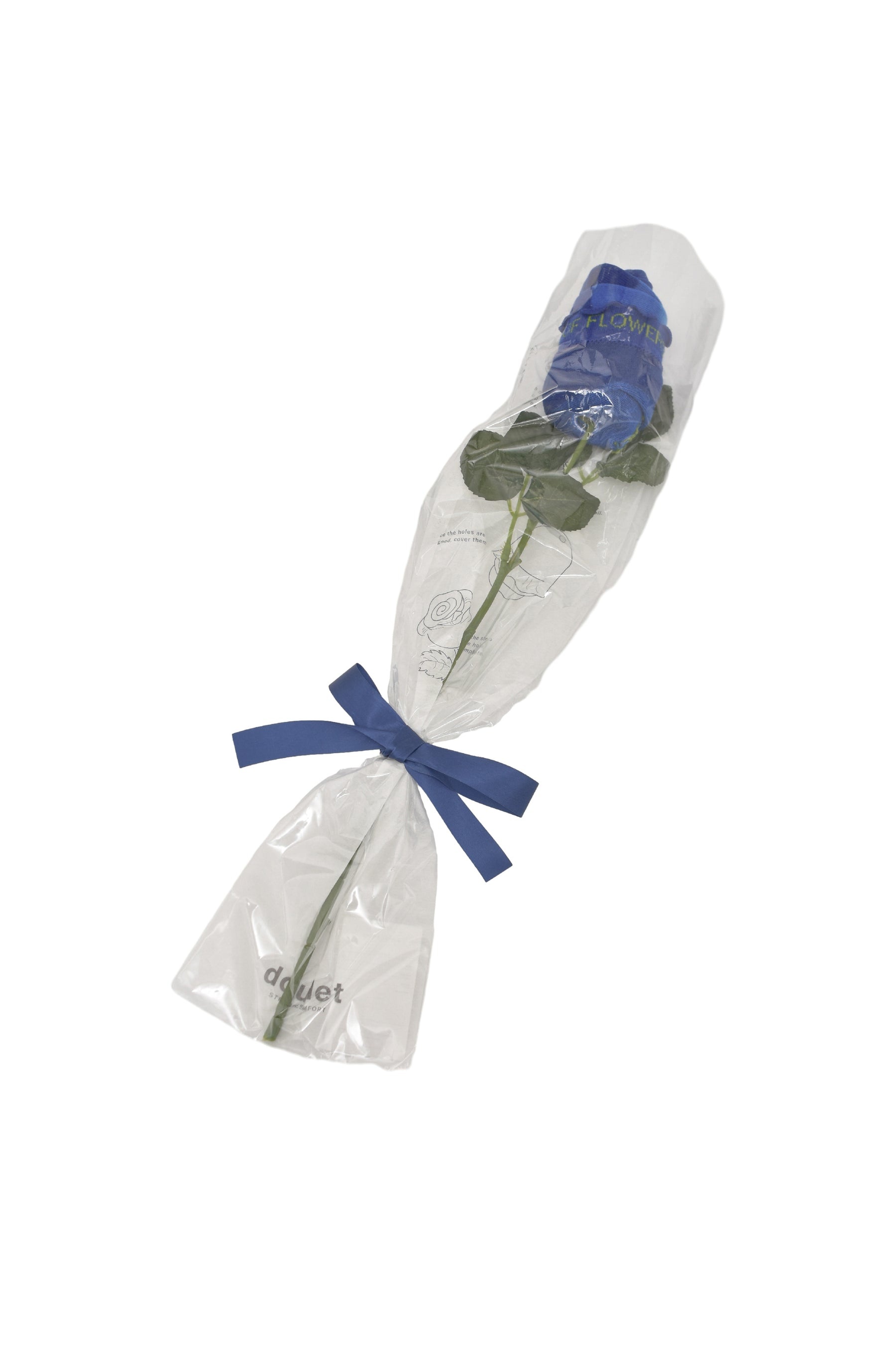 A ROSE SOCKS / BLU - 5