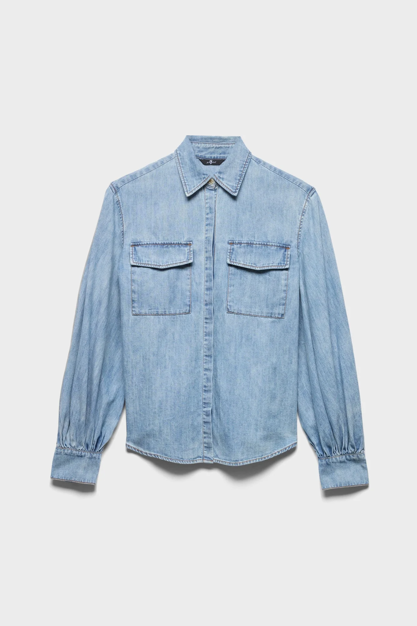 LONG SLEEVE REGULAR SHIRT in Denim Loft - 1