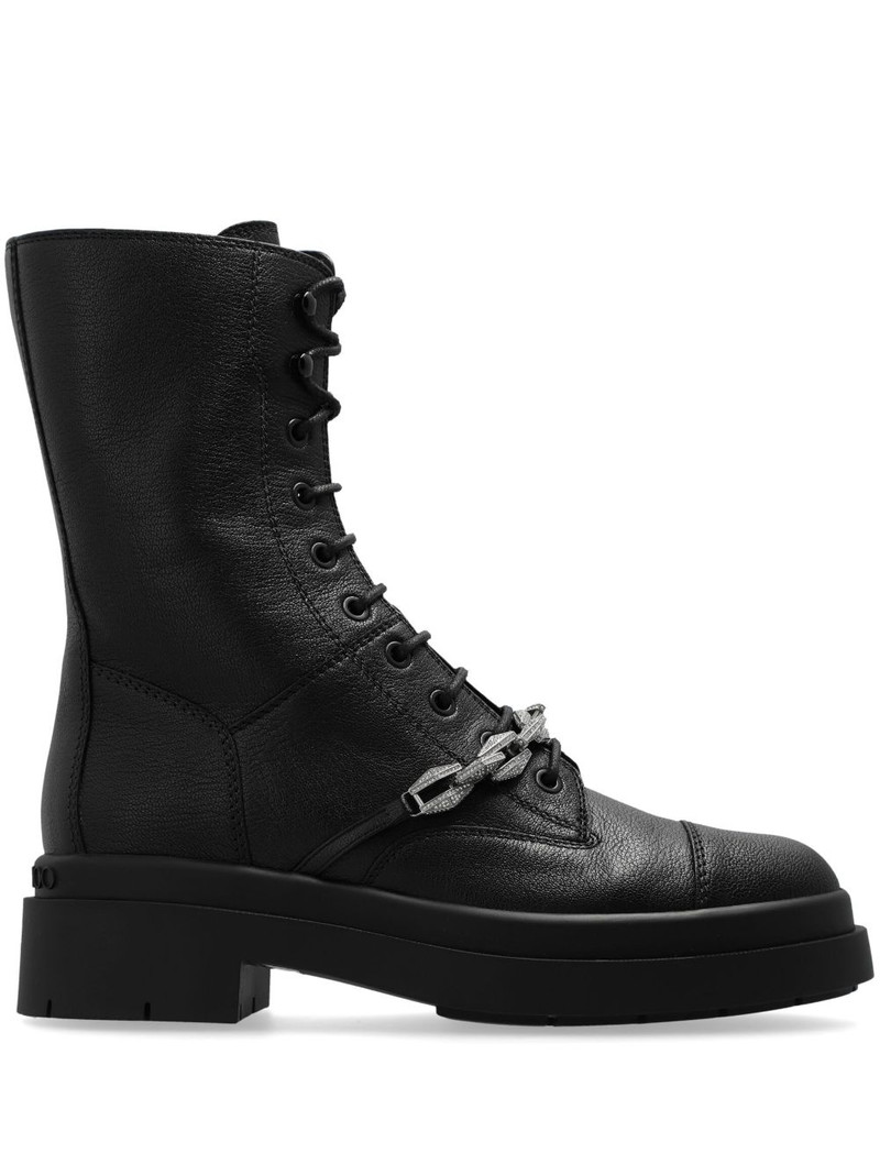 Nari crystal-embellished ankle boots 1